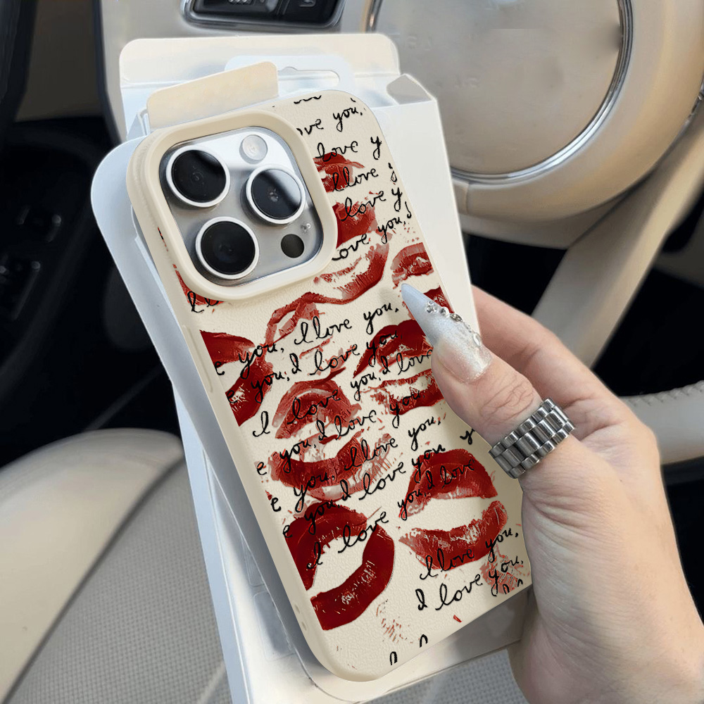 Ярко-красный кожаный чехол для – обзор и цена Apple Iphone 16