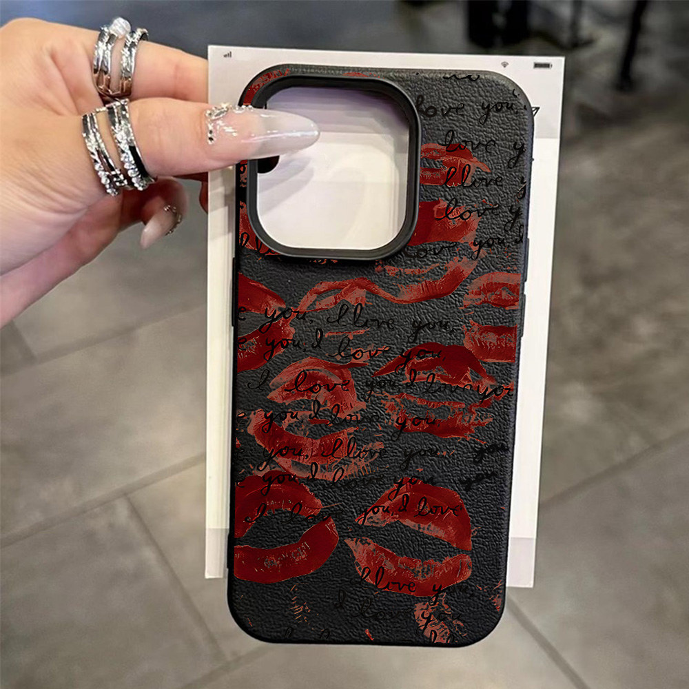 Ярко-красный кожаный чехол для – обзор и цена Apple Iphone 16